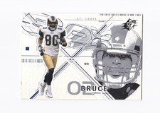 2002 SPx #88 Isaac Bruce Memphis Tigers St. Louis Rams Los Angeles