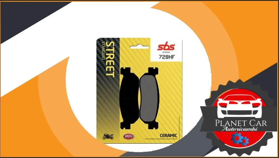 SBS 728HF PASTIGLIE FRENO ANTERIORE YAMAHA TW 200 2001 Foto 1 de 1