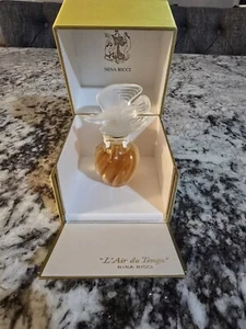 L'air du Temps (CRYSTAL LALIQUE DESIGN) by Nina Ricci 25oz-7.5ml PURE PERFUME  - Picture 1 of 13