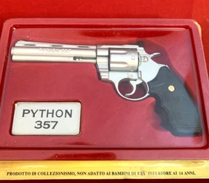 PYTHON 357 PISTOL MINIATURE TOY METAL PISTOLA NEW PER FABBRI - Picture 1 of 24