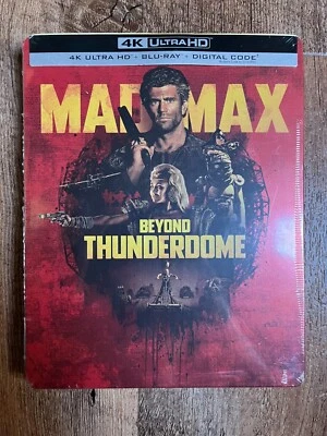 Mad Max: Beyond Thunderdome w. Steelbook (4K UHD + Blu-ray + Digital, 1985) NEW - Image 1 of 4