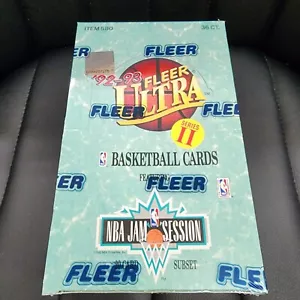 1992-1993 Fleer Ultra Basketball NBA Series 2 Box Jordan Pippen Shaq RC MINT - Picture 1 of 5