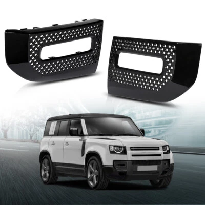 Front Bumper Fog Light Bezel Cover Fit For 20-22 Land Rover Defender 90 110 130 - Image 1 of 4