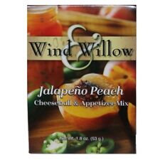 Wind & Willow Jalapeno Peach Cheeseball & Appetizer Mix (Pack of 2)