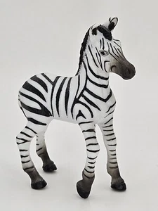 Modellino animale Papo ZEBRA PULEDRO 3,5" PVC 2010 SCIOLTO - Foto 1 di 8