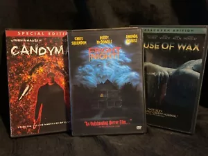 3 Horror-DVD-Set: Candyman, Fright Night, House of Wax Halloween Gruselfilme - Bild 1 von 10