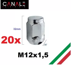 kit 20 M12X1,5 DADI RUOTA CERCHI LEGA FORD FOCUS FIESTA KA MONDEO KUGA C-MAX - Imagen 1 de 12