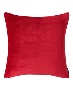Nautica Ultra Soft Plush European Sham Red 26"x26" - Picture 1 of 5