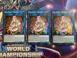 (RC) Yugioh Traptrix Cularia MP22-EN087 SUPER RARE PLAYSET X3 NM 1ST EDITION - Picture 1 of 1