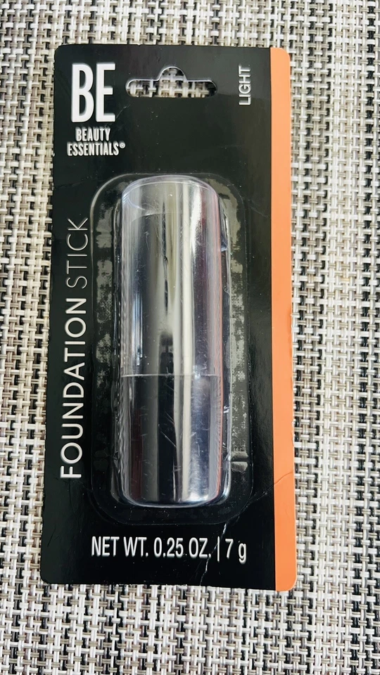 BE Beauty Essentials Foundation Stick LIGHT NEW SEALED - Image 1 of 3