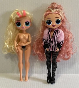 LOL Muñeca Sorpresa OMG Invierno Chill Peluca Grande & To Go Diner Miss Sundae MGA Lote x2 - Imagen 1 de 4