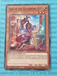 Tarjeta Sari of the Silverwing Axe PHHY-EN026 Yu-Gi-Oh 1a Edición Nueva - Imagen 1 de 3