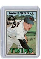 2016 Topps Heritage 50th Anniversary Buybacks Dwight Siebler Minnesota Twins