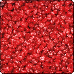 Dekorationsgranulat rot kleinkörniger Kies grob 2 bis 4mm 1000g - Picture 1 of 1