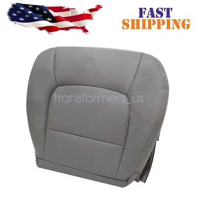 Cubierta de asiento de cuero inferior del lado del conductor gris de repuesto para Lexus LX470 1998-2007 Foto 1 de 4