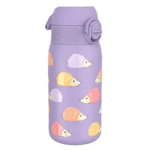 ION8 Leak Proof Kids Water Bottle, Stainless Steel, Hedgehogs, 400ml (13oz) - Picture 1 of 7
