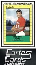 Conde Cortez 1991 ProCards #1447  Birmingham Barons