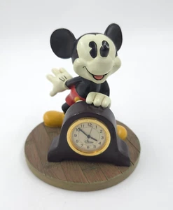 Mickey Mouse Table Clock Classic Figure Disney - Picture 1 of 4