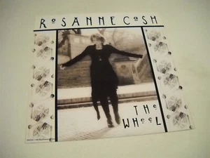 ROSANNE CASH 2-sided 1993 PROMO DECORATOR FLAT from THE WHEEL mint condition - Picture 1 of 2
