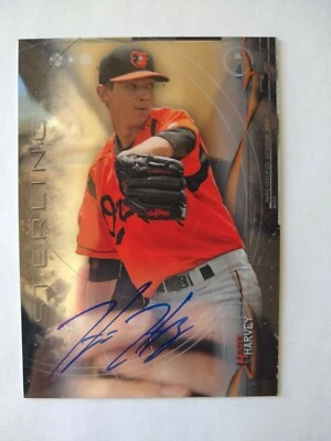 2014 Bowman Sterling - Hunter Harvey Auto Baltimore Orioles Giants Nationals  - Image 1 of 2
