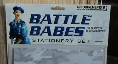 Battle Babes Set de Papelería Militar, Mujer Camuflaje Foto 1 de 4