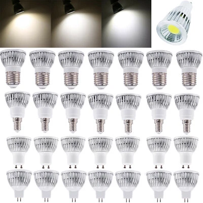 Dc24v Led Cob Spotlight E27 Gu10 Mr16 E14 Gu5.3 Dimmable Light Bulbs 6w 9w 12w - Image 1 of 4