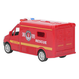 Feuerwehrauto-Spielzeug Feuerwehrauto-Simulationsautomodell Mehrzwecklegierung