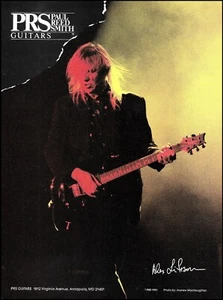 Rush Alex Lifeson 1991 PRS guitarra anuncio 8 x 11 Paul Reed Smith impresión de anuncio - Imagen 1 de 3