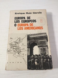 Europa de los European Or de los American Enrique Ruiz Garcia 1966 - Buch Am - Bild 1 von 3