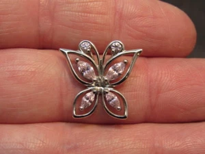 Sterling Silber Anhänger Schmetterling - Bild 1 von 8