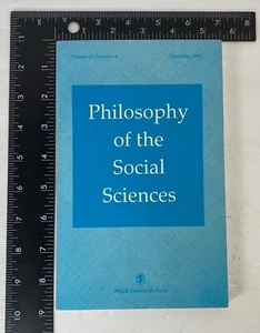 Philosophy of the Social Sciences, December 1993 Vol 23 No 4, Sage Journals - Bild 1 von 5