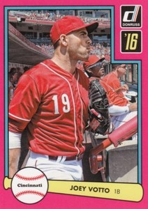 2016 Donruss JOEY VOTTO Retail 1982 Pink Border Parallel #13 Reds