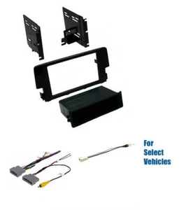 Gloss Black Car Stereo Radio Dash Wire Kit Combo for 2016-2020 Honda Civic LX - Picture 1 of 1
