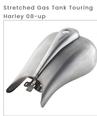 2008-2015 Steel Stretched Gas Tank With Dash and Gas Cap - Image 1 of 4