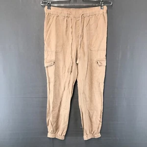 Love Tree Joggers Womens Size Small Brown Elastic Drawstring Waist Pockets - Picture 1 of 18