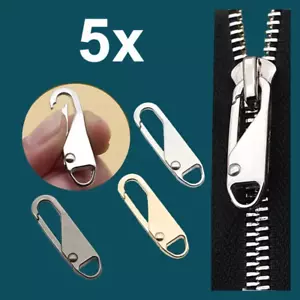 Reißverschluss Ersatz Zipper mit Klickverschluss Anhänger, Reißverschluss, Haken - Bild 1 von 9