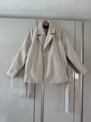 Vero Moda Kurzmantel beige Gr.M Filz Top  - Bild 1 von 3