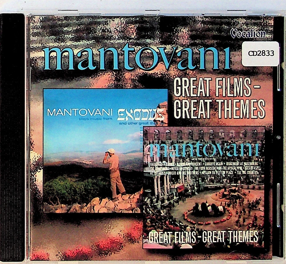 MANTOVANI- Exodus / Great Films & Themes - Soundtrack Albums CD 2on1 Easy 60s - Image 1 of 3