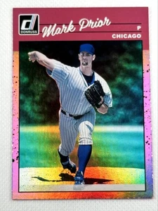 2023 Donruss 270 Mark Prior Holo Pink Chicago Cubs Card - Picture 1 of 2