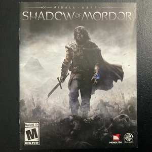Middle Earth: Shadow of Mordor PS4 PlayStation 4 Manual / Insert Only - Picture 1 of 2