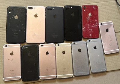 iPhone Lot  Apple iPhone XR - iPhone 7 Plus - iPhone 7 - iPhone 6S + 6 NO OFFERS - Image 1 of 2