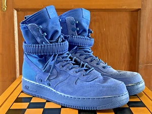 Nike SF Air Force 1 Game Royal Blue High Top Shoes Mens Size 11 Sneakers - Picture 1 of 16