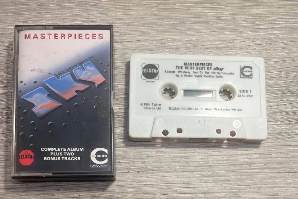 SKY Masterpieces Very Best Of Vintage Audio Music Cassette Tape 1984 Excellent - Image 1 of 2