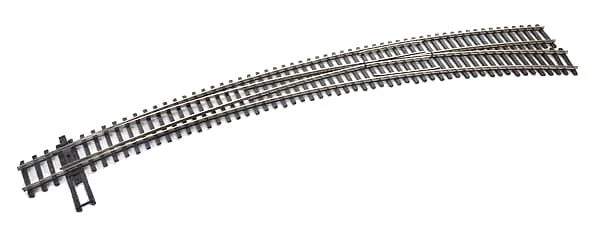 Walthers Track HO 948-83064 Code 83 Curved Turnout, 24/28" Radii, Right Hand - Image 1 of 1