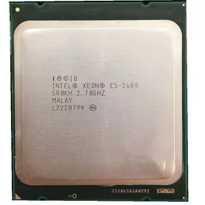 Matched Pair (2x) Intel Xeon E5-2680 v1 8 cores 16 T 2011 SR0KH CPU processor - Zdjęcie 1 z 1