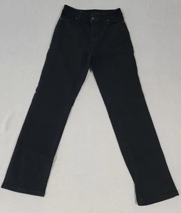 L.L. Bean Size 8 M/T Black Denim Original Fit Straight Leg Five Pocket Jeans - Picture 1 of 5