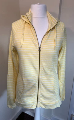 Mountain Warehouse Zip Up Hoodie with Pockets  - Size 16 UK -Yellow Stripe  BNWT - Image 1 of 4