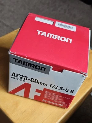 Lente Tamron 177D AF 28-80 mm f3,5-5,6 ASPH montura Canon EF + filtro Hoya excelente Foto 1 de 4