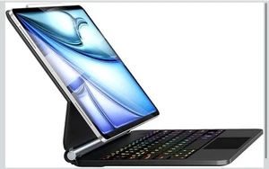Funda con teclado mágico inalámbrico para Apple iPad Air 13 pulgadas (M2) 2024 y iPad Pro 1 - Imagen 1 de 3