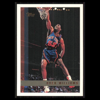 Tarjeta de baloncesto Buck Williams #81 1997 Topps New York Knicks NBA casi nueva Foto 1 de 3